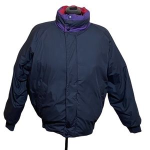 Sears Mens Black Puffer Coat/Jacket Size Large